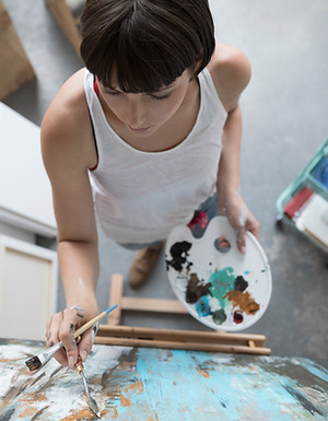 Woman Painting