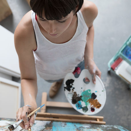 Woman Painting