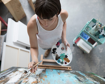 Woman Painting