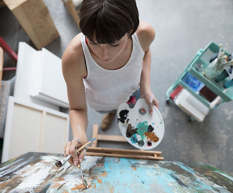 Woman Painting
