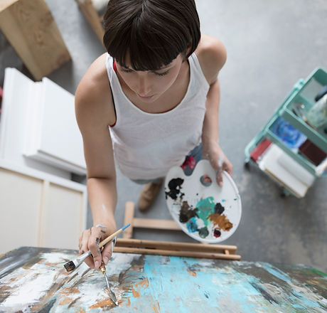 Woman Painting