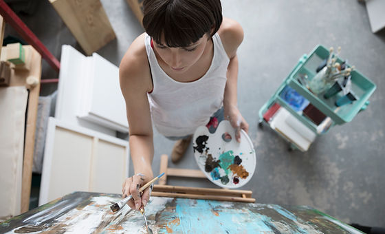 Woman Painting