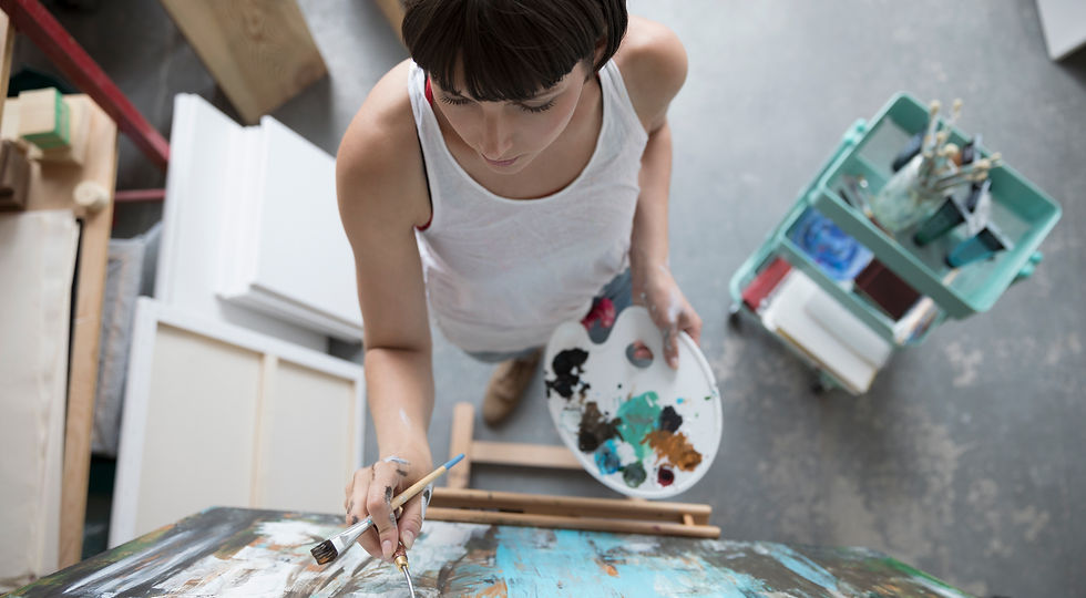 Woman Painting