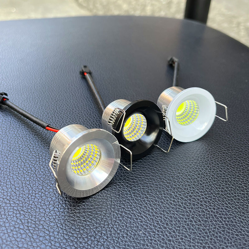 1/4 Pcs Recessed 3W Led Cabinet Mini Spot Light 110V 220V Downlight Jewelry Show