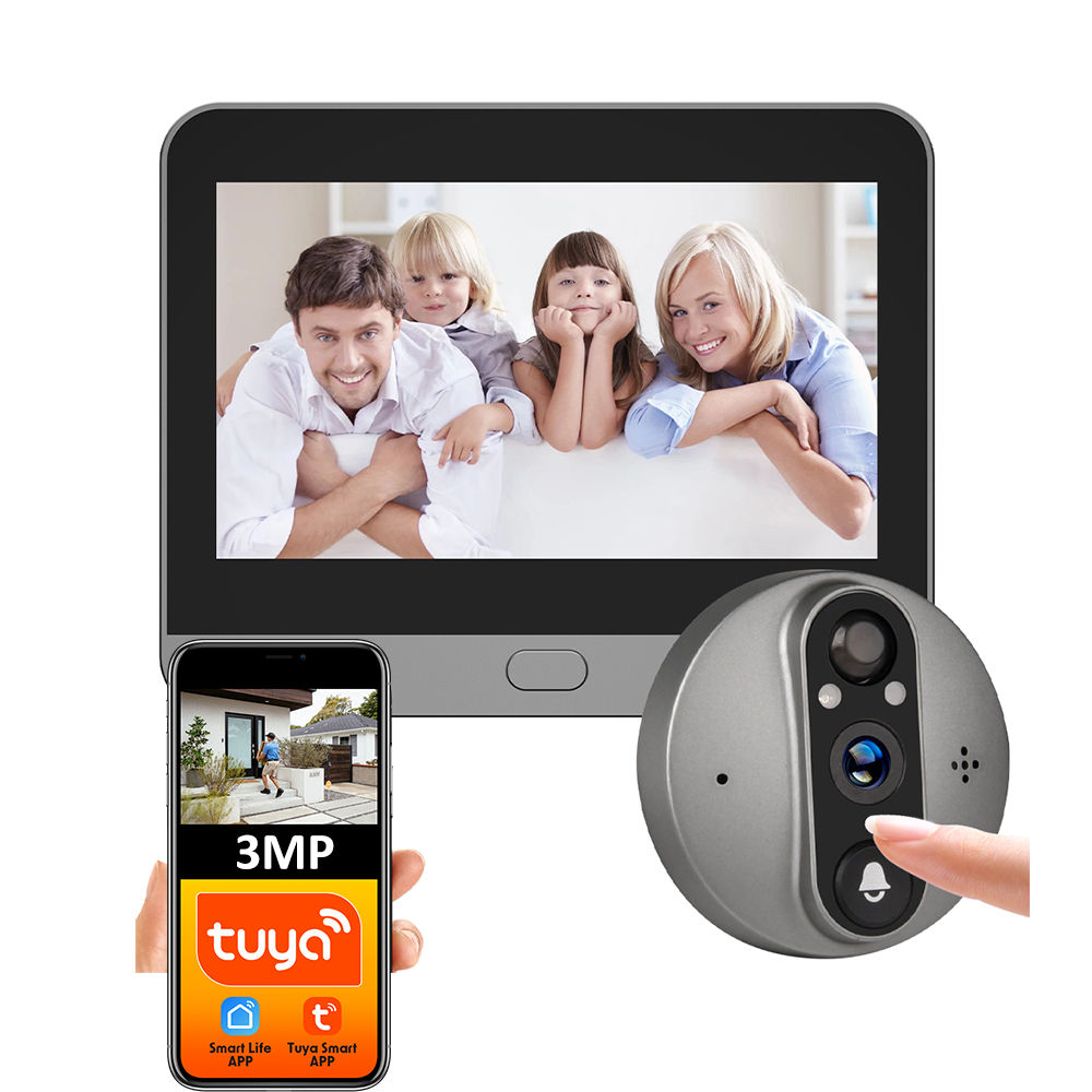 Smart Video Door Viewer - Peephole Camera