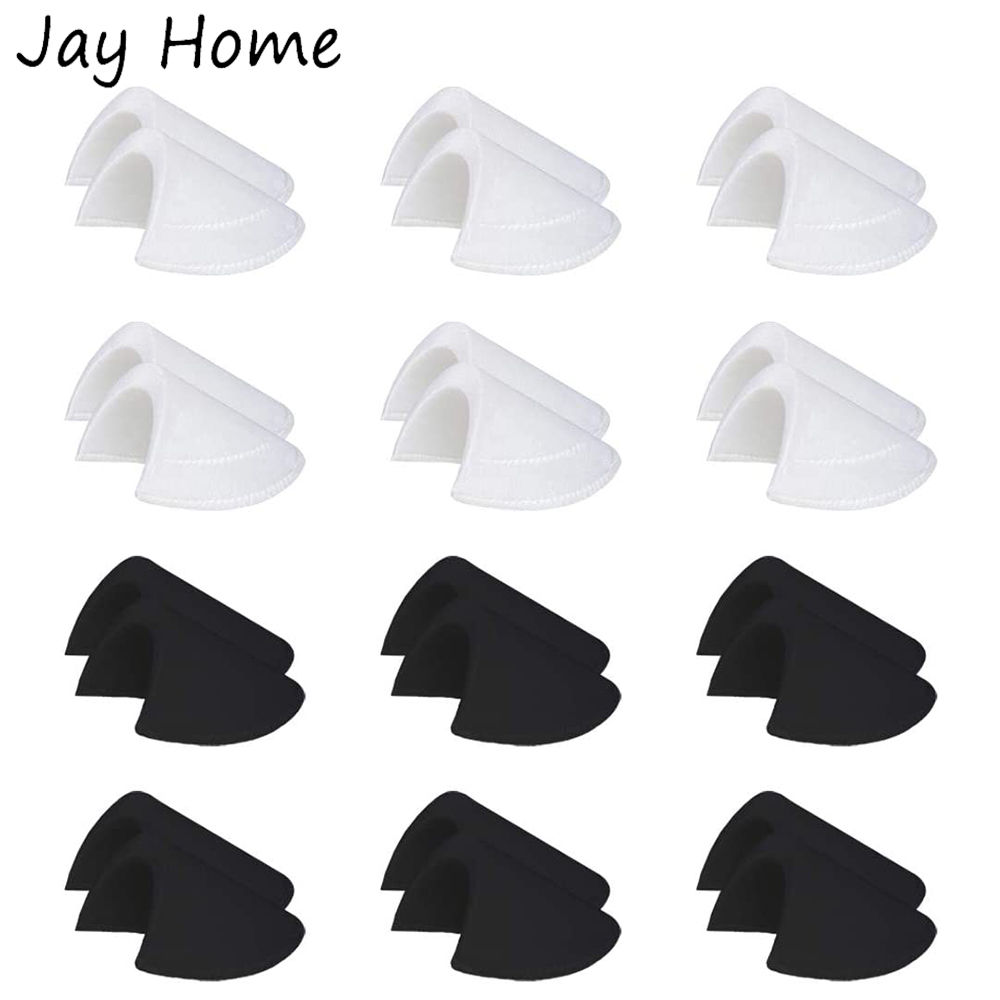 6 Pairs Sewing Shoulder Pads Women/Men Set-in Foam Sponge Shoulder Pad Knitwear