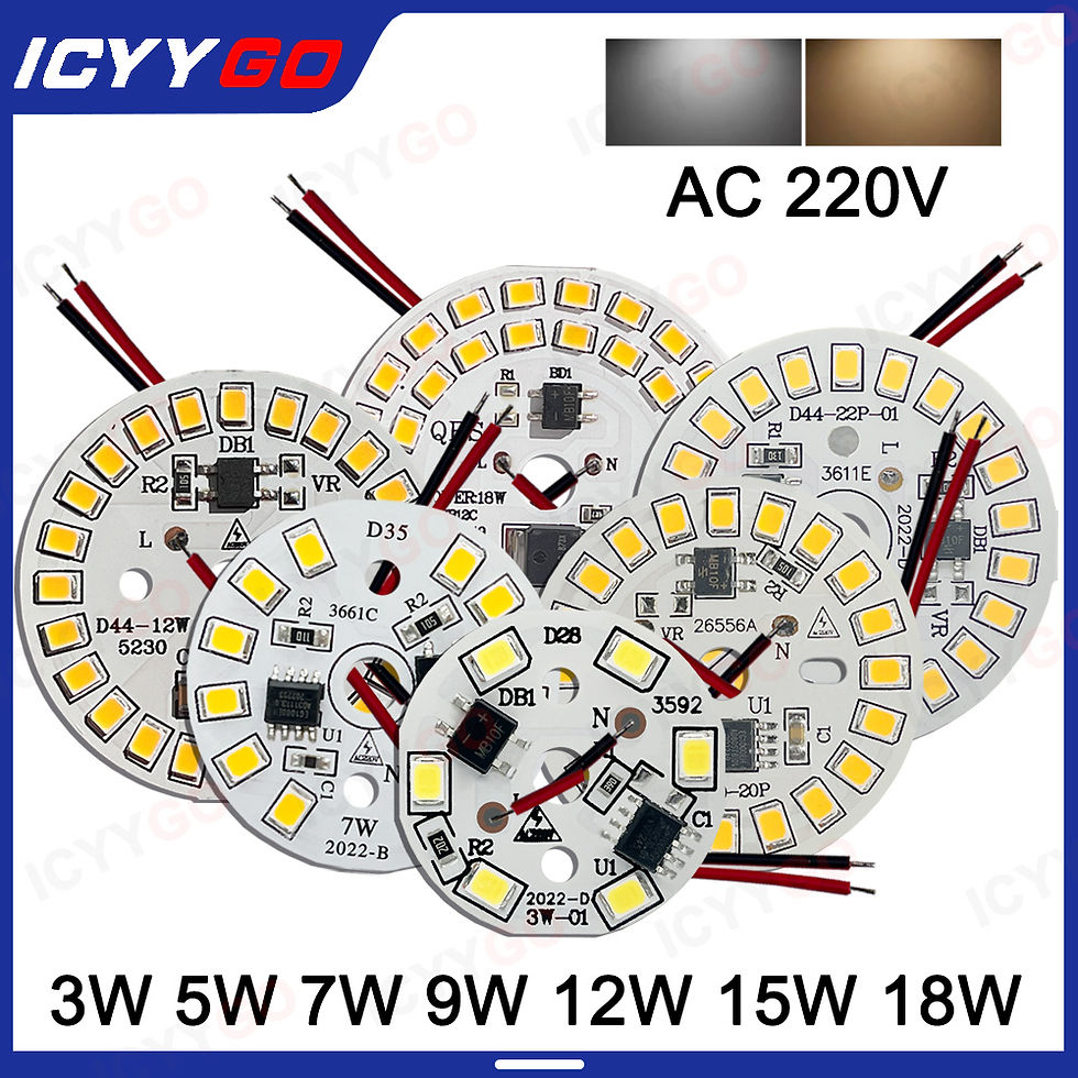 12W 15W 18W LED Bulb SMD Light SMD 2835 Plate Round Module Light Source Plate Bu