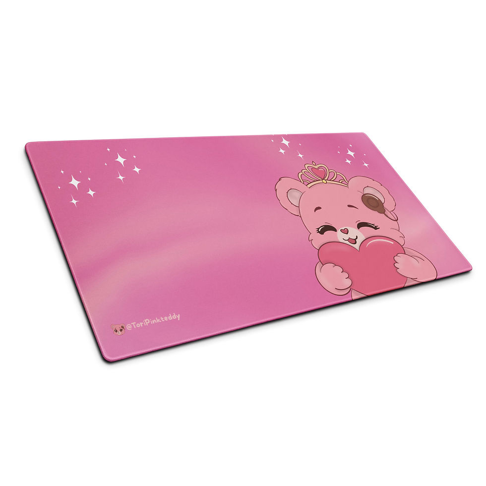 Miniaturbild: großes Pinkteddy Gaming-Mauspad