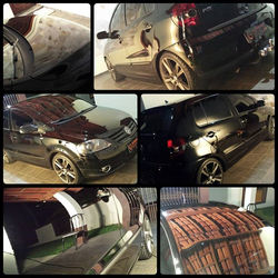 Facebook - #CarroDoDia #Volkswagen #VW #Fox  #Preto #descontaminação #polimentot