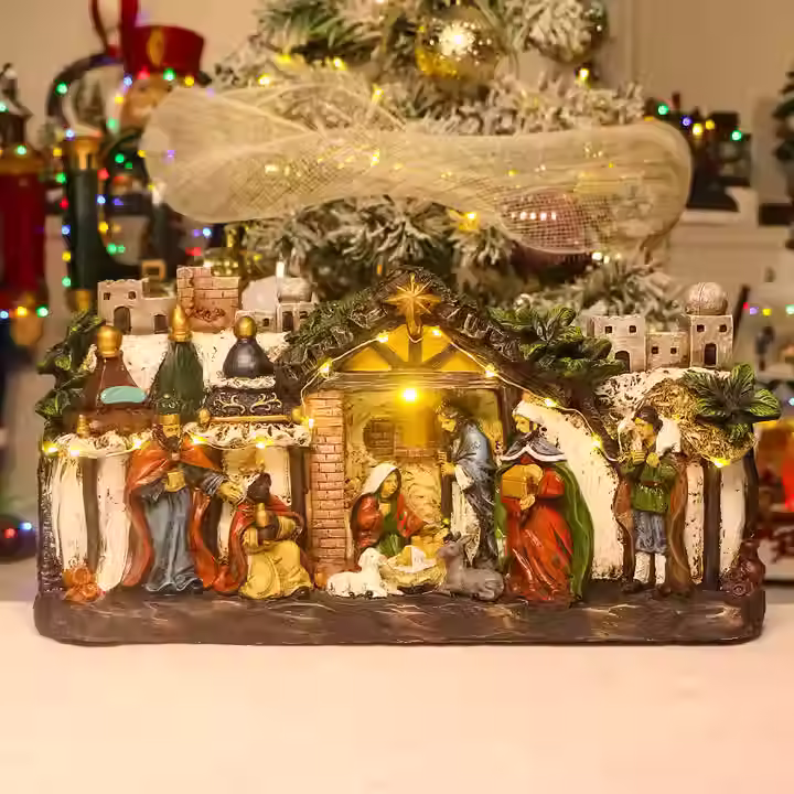 Nacimiento iluminado