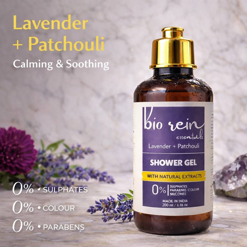 Lavender and Patchouli Shower Gel