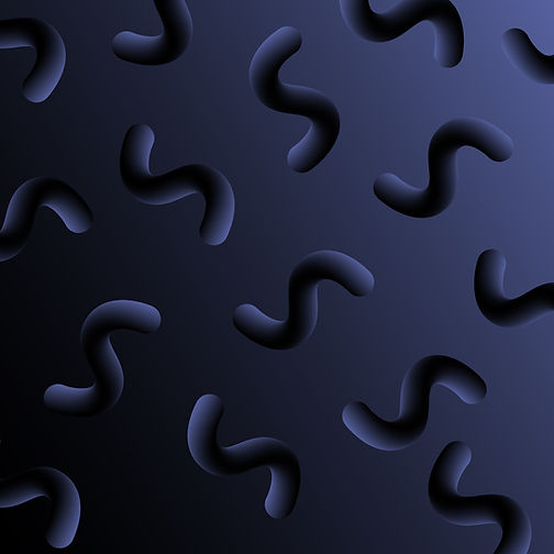 Dark Curved Shapes