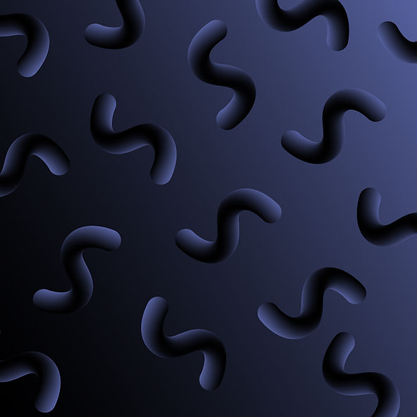 Dark Curved Shapes