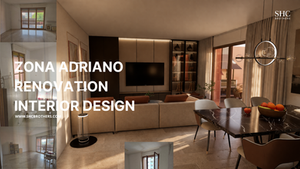 Soggiorno moderno con interior design contemporaneo in Zona Adriano Milano
Modern living room interior design with custom furniture in Milan Italy