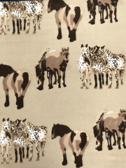 HORSES BROWN/STONE