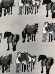 HORSES GREY/BLACK