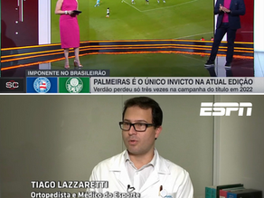 Matéria ESPN sobre Lesões no Futebol e Tipos de Gramado