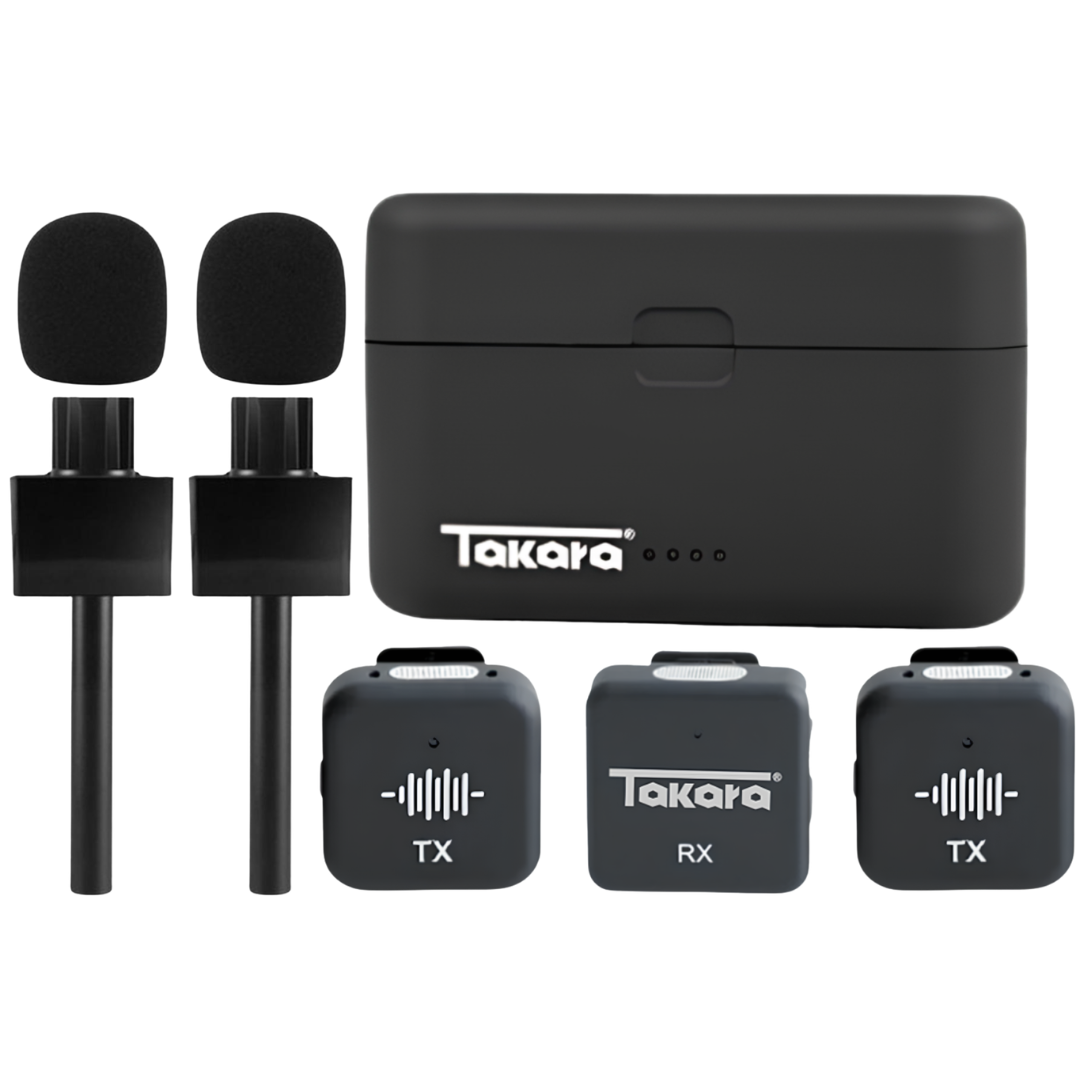 Sewa Takara INTRO X5 Wireless Mic (2-Person) + Takara Handheld Adapter Jakarta, Bekasi & Tangerang Selatan