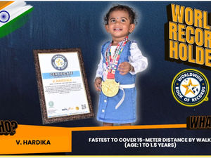 World Record For The Fastest To Cover 15-Meter Distance By Walk (Age: 1 To 1.5 Years)- By V.Hardika