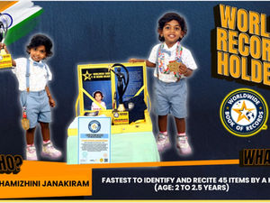 World Record For The Fastest To Identify And Recite 45 Items By A Kid (Age: 2 To 2.5 Years) - By Thamizhini Janakiram