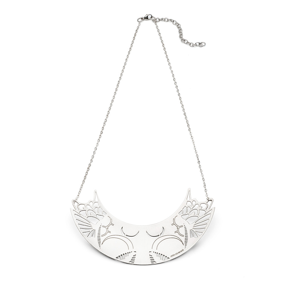 Thumbnail: Petals Silver Necklace
