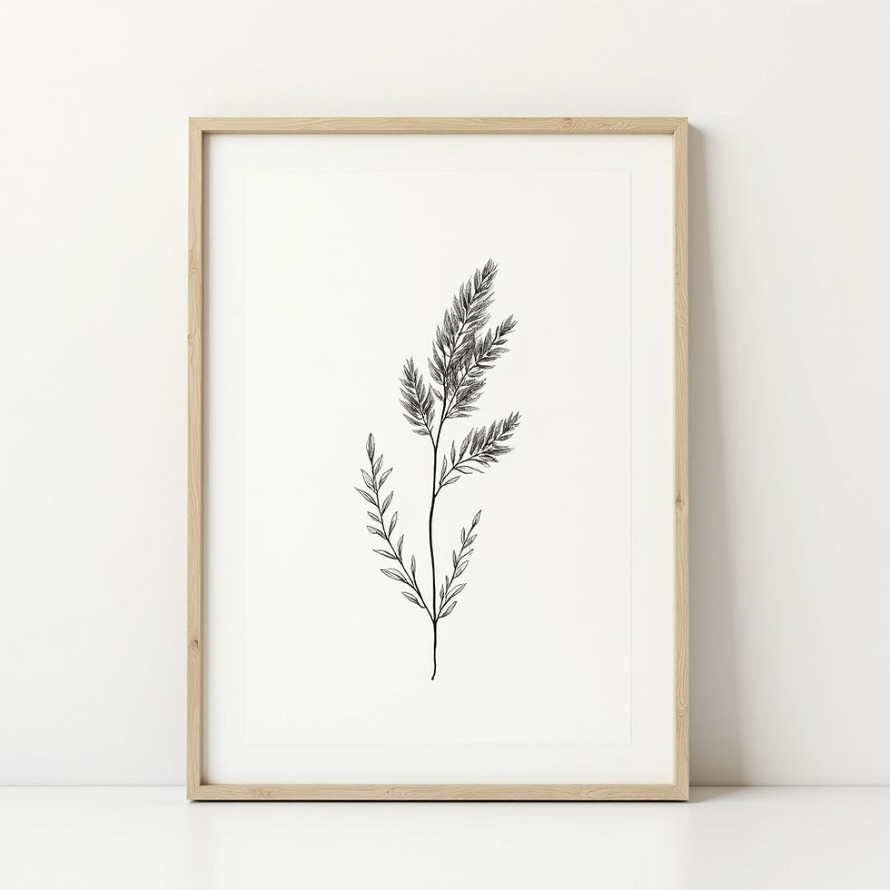 Botany Sketch Poster