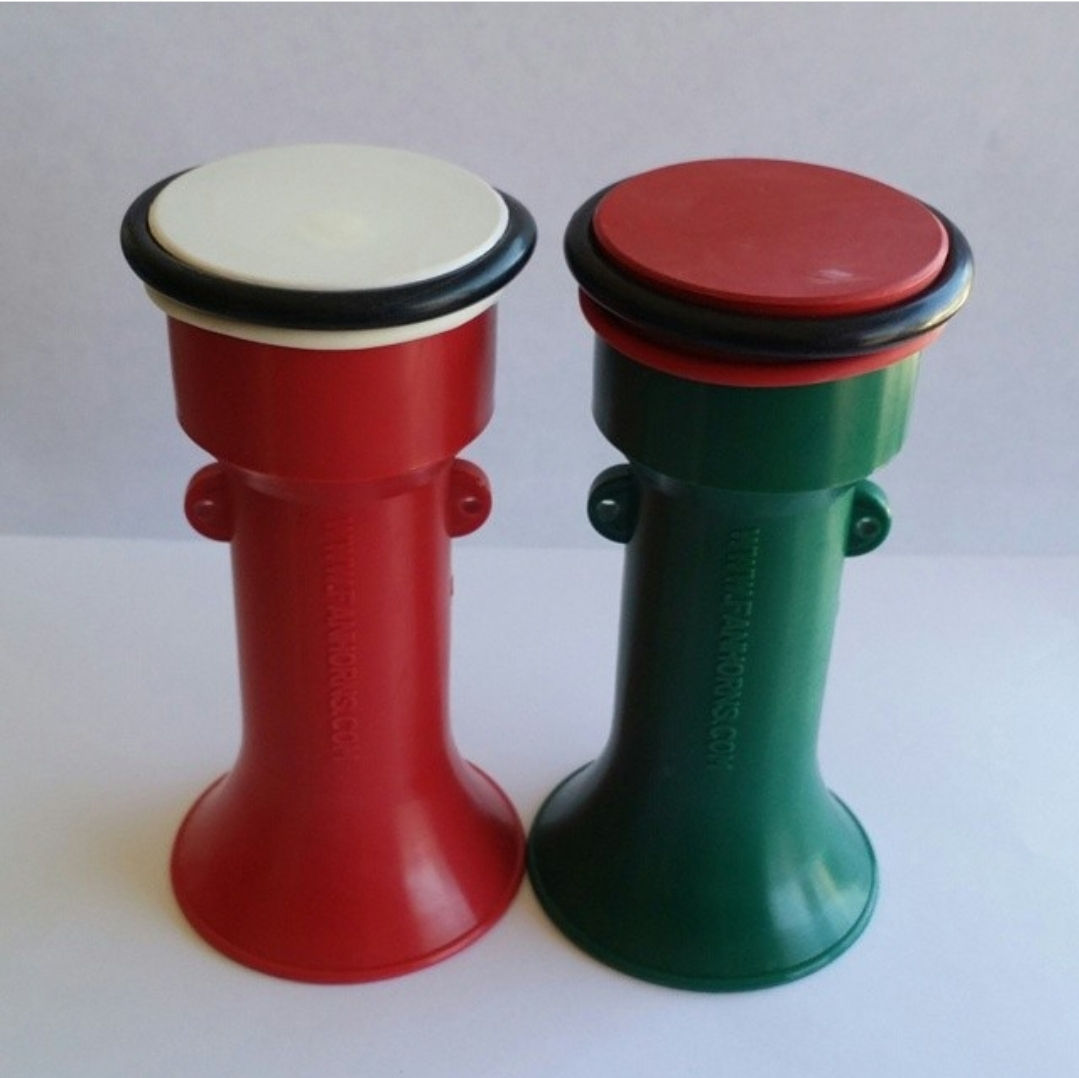 Double FanHorn Package  Red/ Dark Green