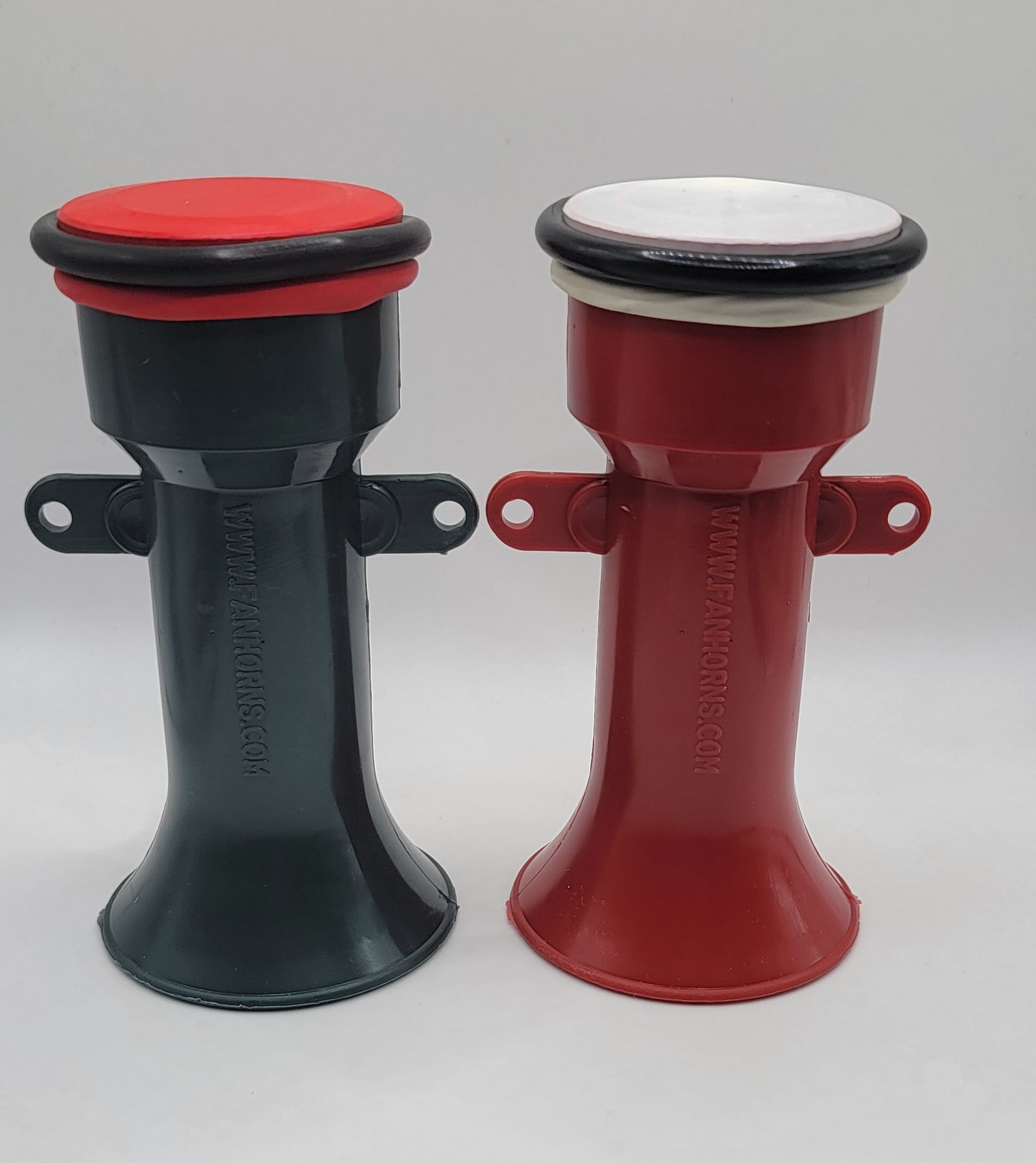 Double FanHorn Dark Green/ Burgundy 