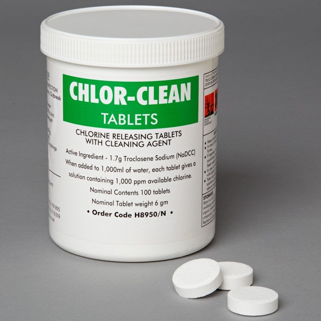 CHEMFORM CHLOR-CLEAN TABLETS 100 TUB