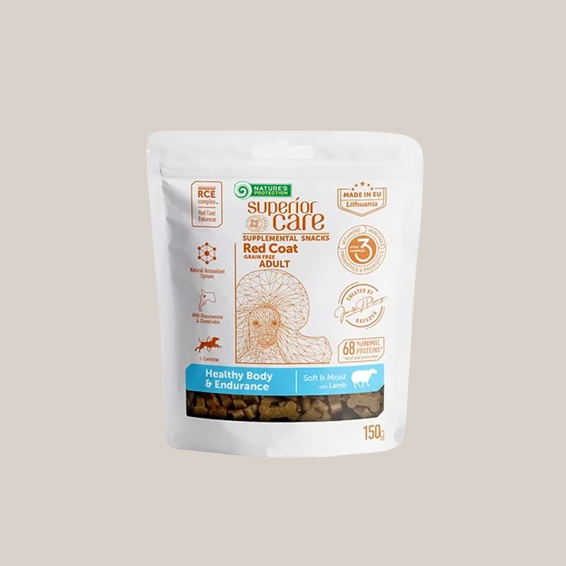 Nature's Protection Superior Care Red Coat – Snacks met Lam - 150g