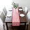 Thumbnail: Cherry Red Checkered Table Runner [6 seater]