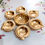 Thumbnail: Golden Metal Urli Diya Holder