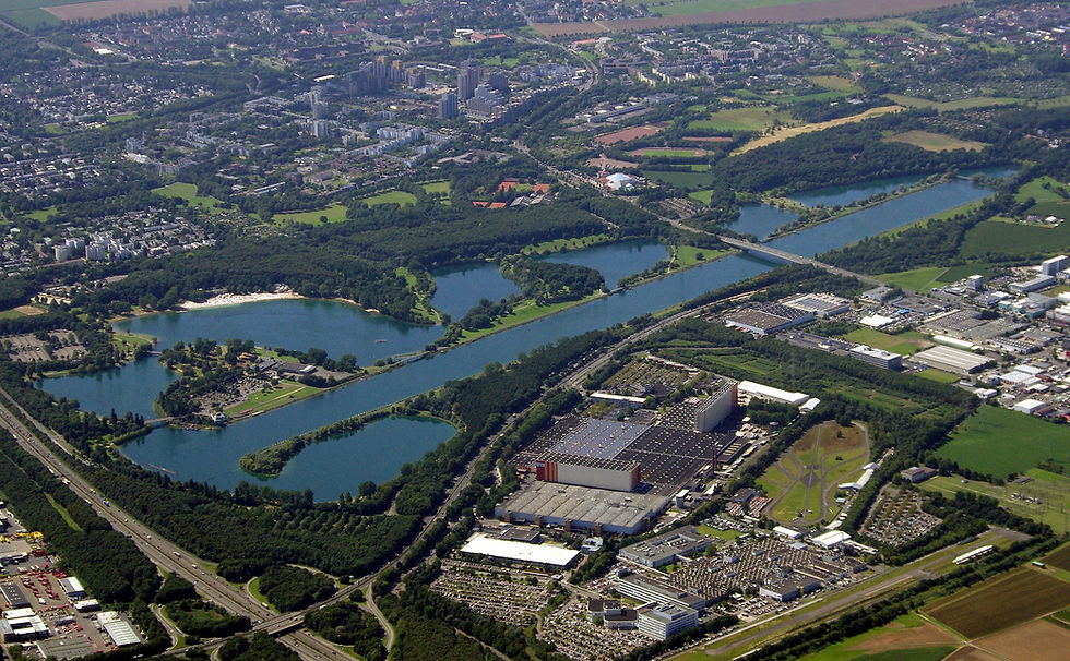 Fühlinger See Luftaufnahme