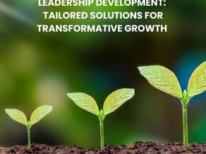 Leadership Development: Tailored Solutions for Transformative Growth