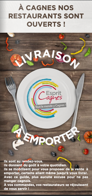 À Cagnes, nos restaurants sont ouverts !