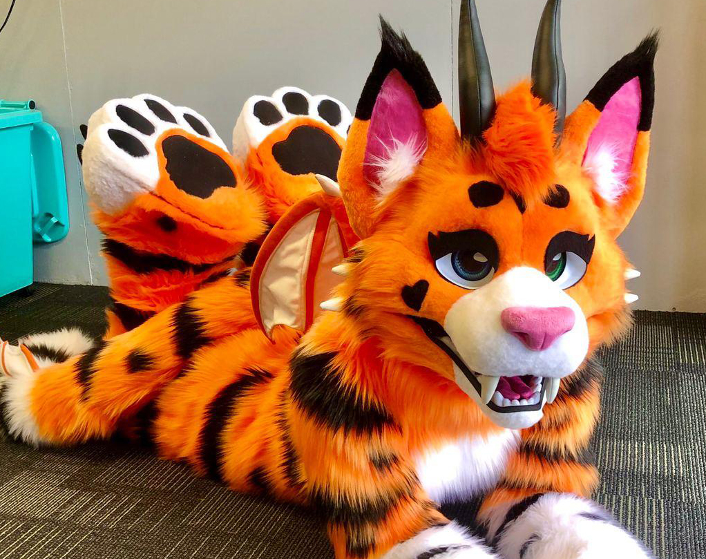 Custom fursuit commission by SparkyCanDo