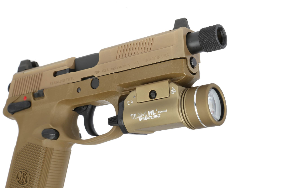 Thumbnail: Streamlight TLR-1 HL Rail Mounted Tactical Weapon Light - 1000 Lumens - FDE