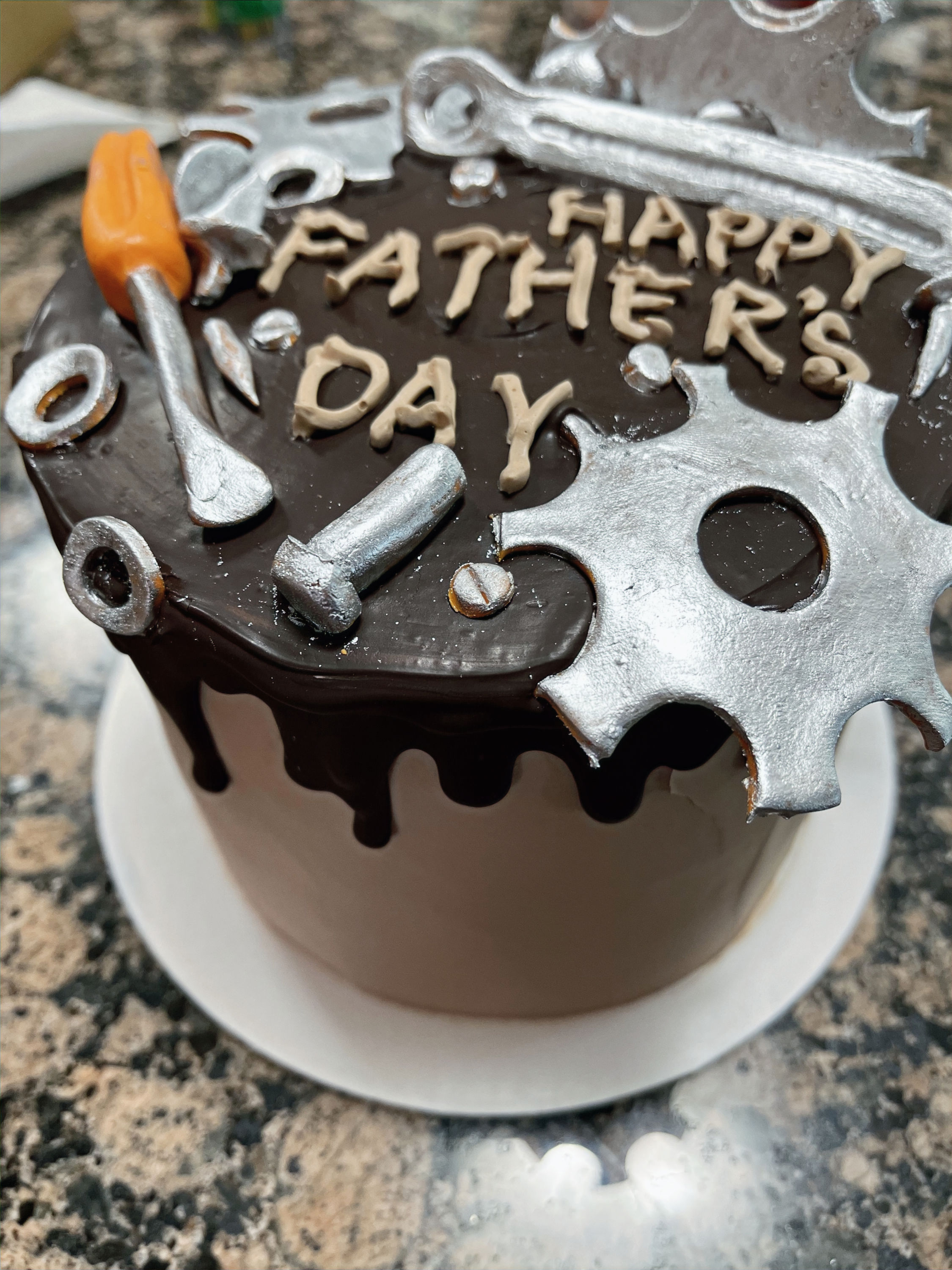 "My Dad The Mechanic" Theme Cake