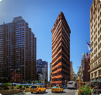 Grubhub - New York City - Big Food - 10-Layer Chocolate Cake at Flatiron Building.jpg