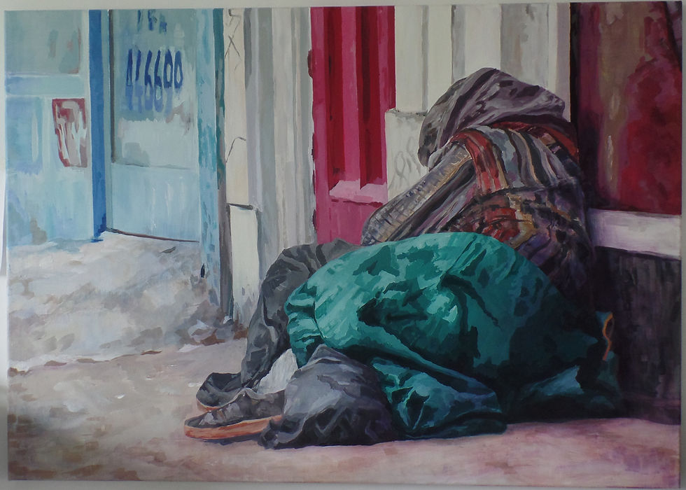 Jessie Davies, 4466, acrylic on canvas, 4'x3'