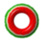 Salvavidas inflable para alberca redondo sandia