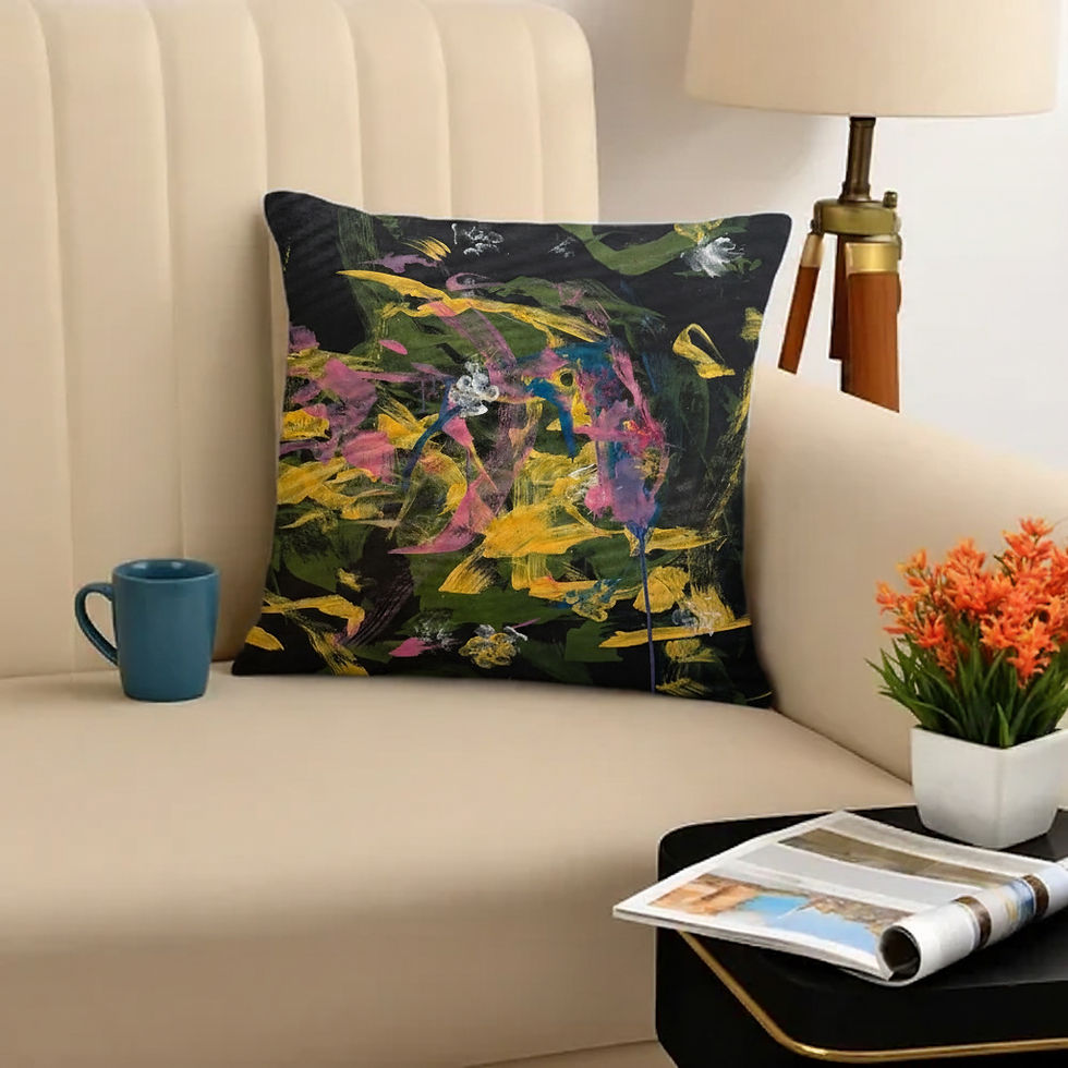 Thumbnail: Dali’s Cushion Cover 'Midnight in the Garden' (without filling)