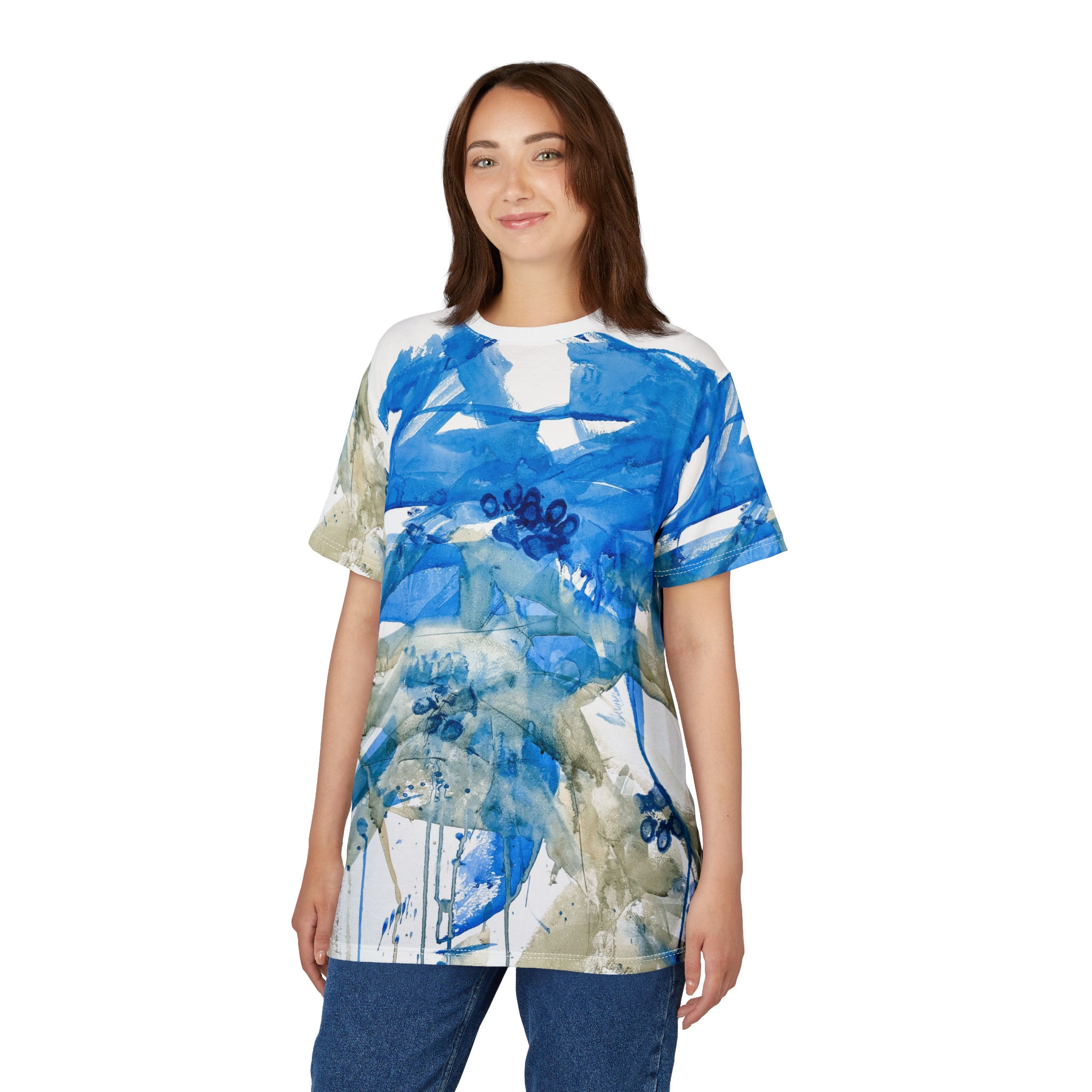 Unisex Regular Fit T-shirts 'Waves'' (AOP)