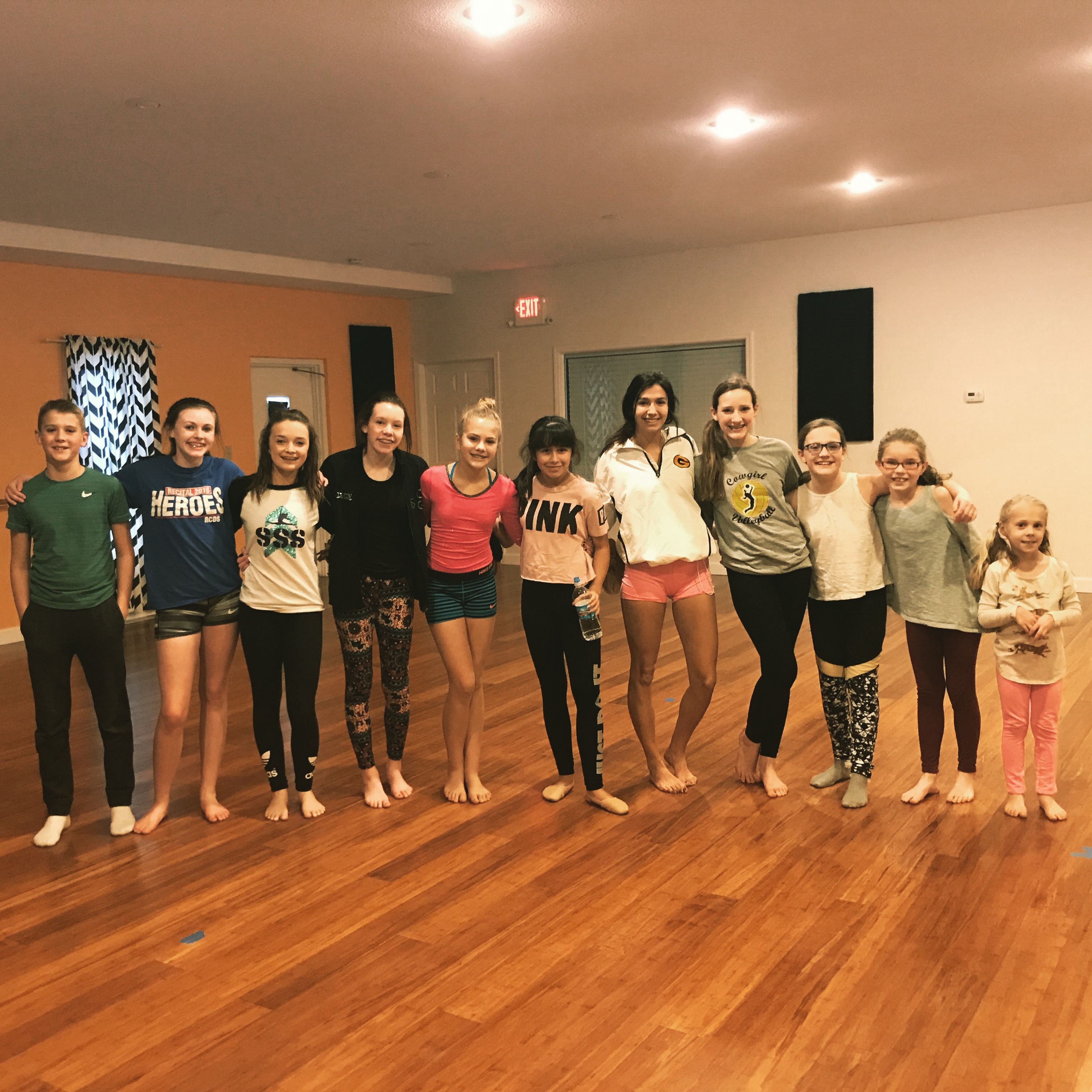 Good luck dancers