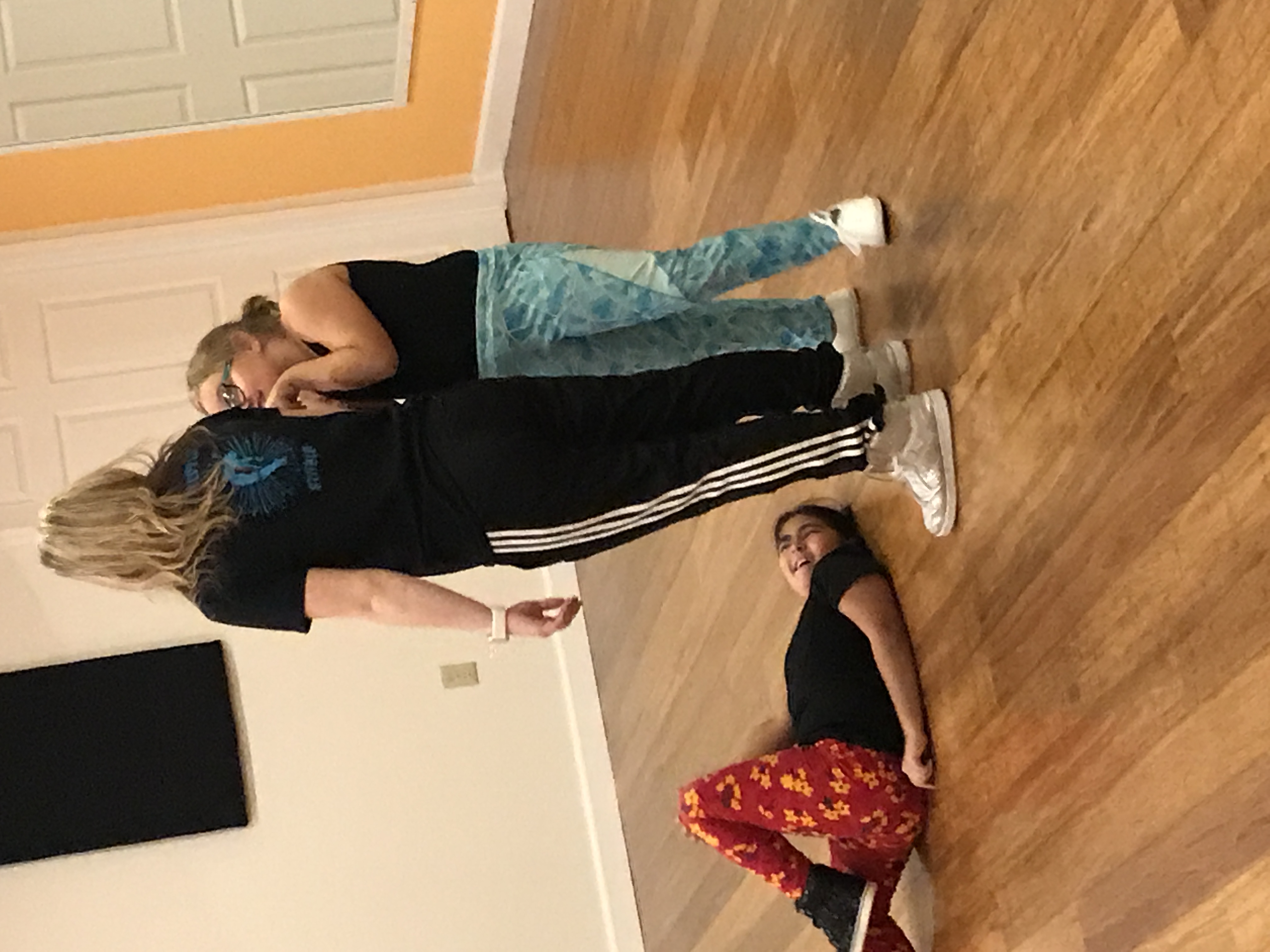 Hip Hop 1 rehearsals