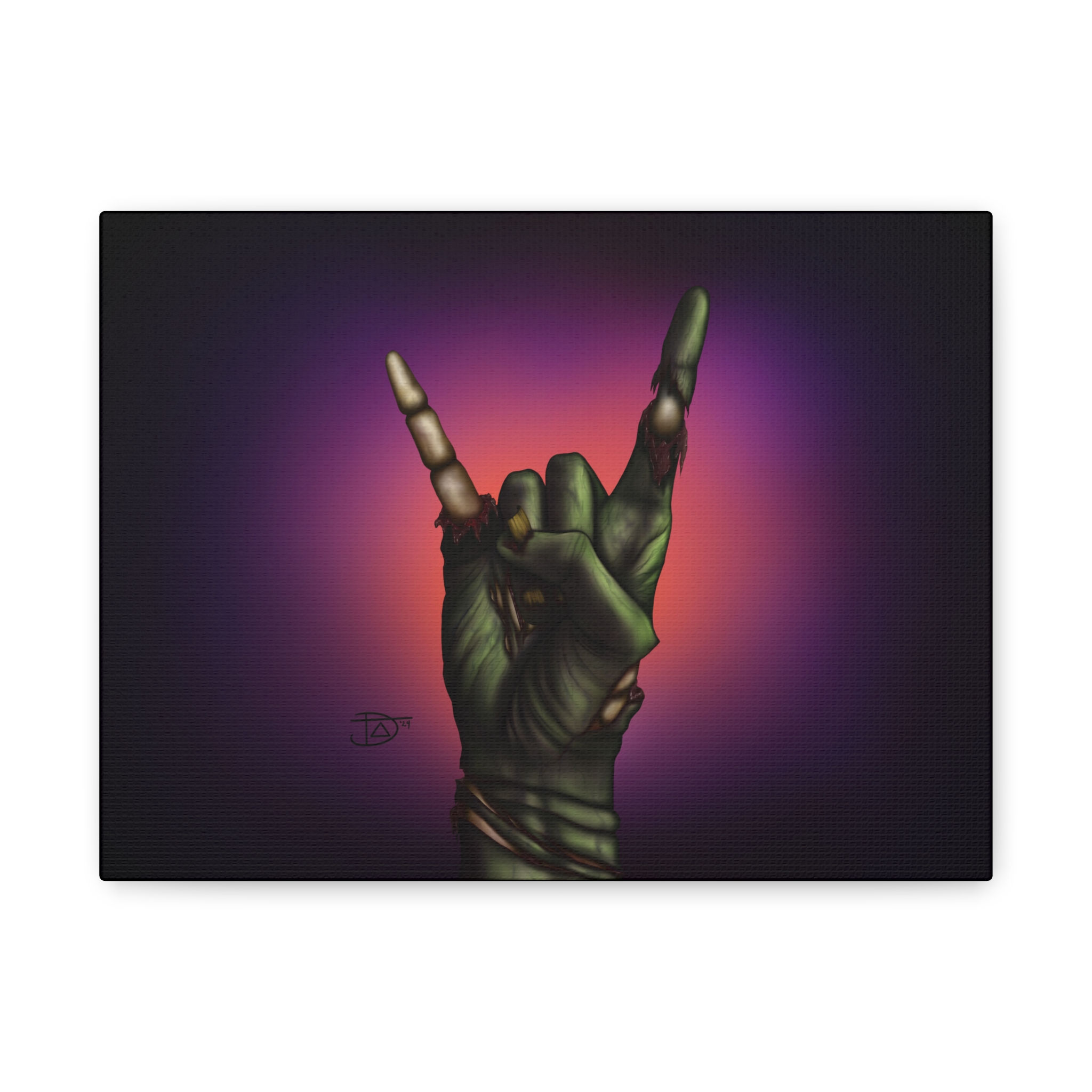 Idle Hands — Matte Stretched Canvas