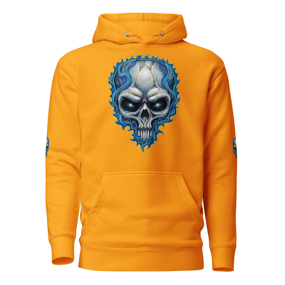 Thumbnail: "Alien Skull" - Unisex Hoodie
