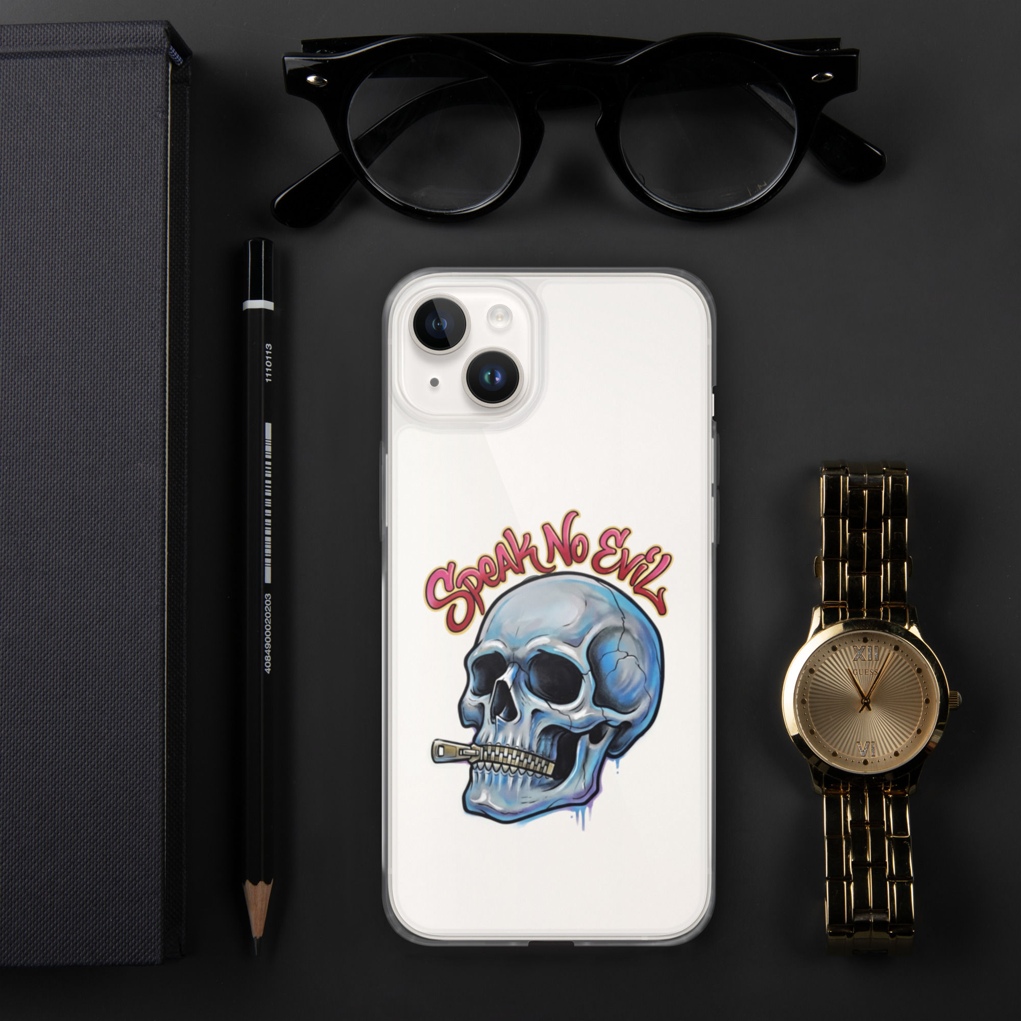 "Speak No Evil" - Clear Case for iPhone®