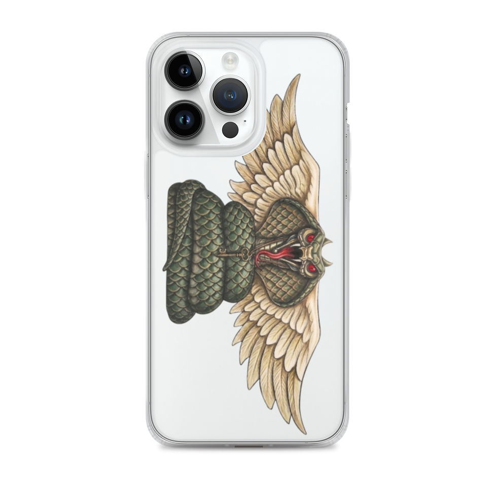 Thumbnail: "Winged Cobra" - Clear Case for iPhone®