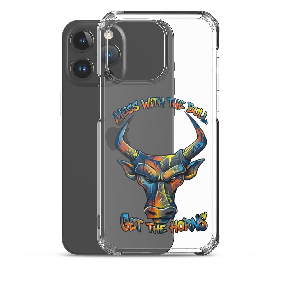 Thumbnail: "Bull Horns" - Clear Case for iPhone®